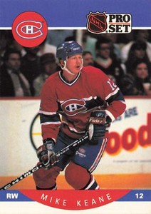 Mike Keane 1990 Pro Set #151 Montreal Canadiens