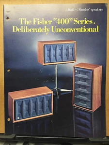 Vtg Fisher Radio Catalog Insert ~ The Fisher 400 Series Speaker System 1973 - Picture 1 of 3