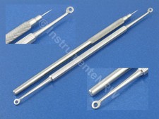 Profi Kosmetik-Instrument Komedonenquetscher Mitesser-Set 2-Teilig EDELSTAHL Neu