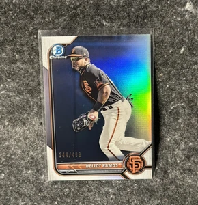 2022 Bowman Chrome Baseball Refractor Heliot Ramos /499 - Picture 1 of 2