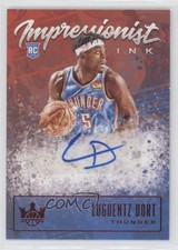 2019 Panini Court Kings Impressionist Ink Ruby /99 Luguentz Dort Rookie Auto RC