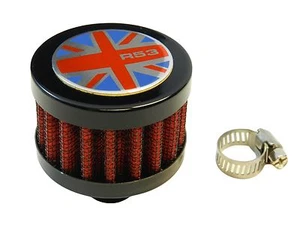 9MM UK R53 RACING MINI AIR OIL BREATHER FILTER FOR MINI COOPER - RED - Picture 1 of 1