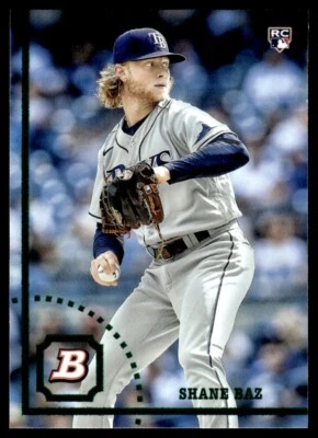 2022 Bowman Heritage Shane Baz Rookie Tampa Bay Rays #63 - Image 1 of 2