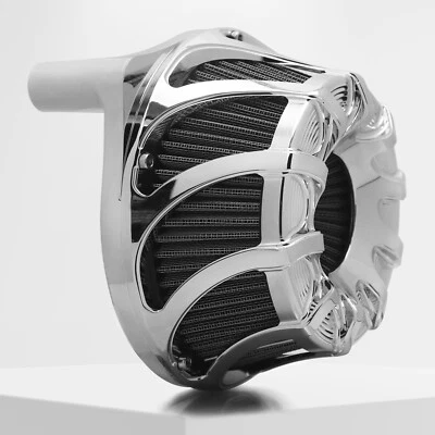 Chrome Air Cleaner Intake For Harley Touring Road King FLHX Street Glide 08-16 - Image 1 of 4