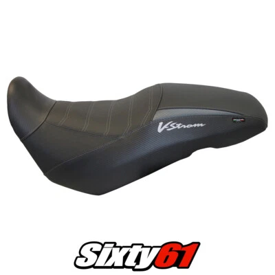 Funda Asiento Suzuki VStrom 650 2017-2021 2022 2023 2024 Tappezzeria Comfort Gris Foto 1 de 4