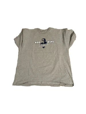 Vintage PSU Joe Paterno 400 Wins Gray TShirt 3XL - Image 1 of 4