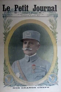 WW1 ENGRAVING LE PETIT DIARY 1917 GENERAL PARISH PRIEST / MESOPOTAMIA CAVALRY STORM - Picture 1 of 2