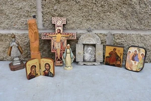 Set mit 8 religiösen Teilen: Prager Kind, Jesus usw.  (CA812) Kelch Co - Bild 1 von 12