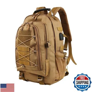 aiGear 35L Taktischer Rucksack USB Ladeanschluss Khaki Wanderrucksack mit Hea - Bild 1 von 5