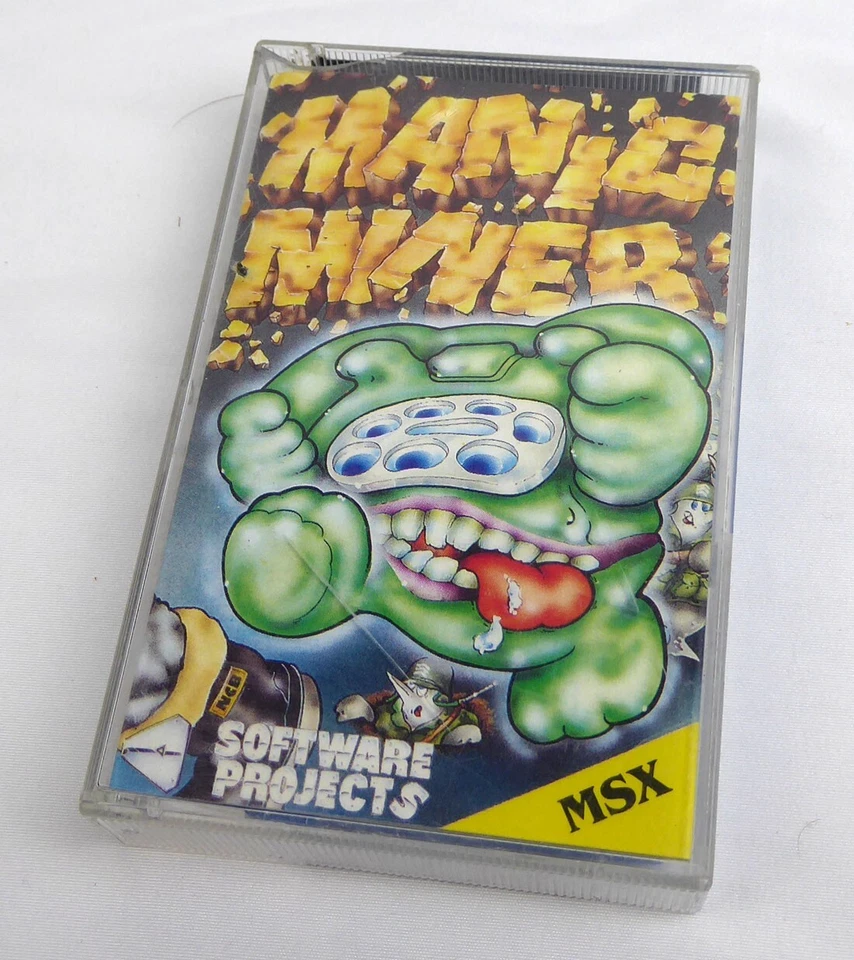 MSX Tape in OVP -- MANIC M I N E R (Software Projects) -- Kassette - Bild 1 von 1