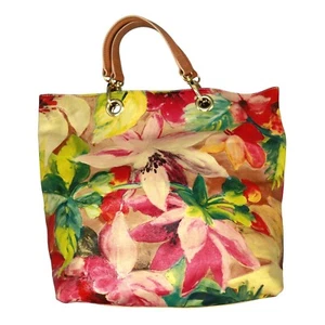 Maurizio Taiuti Leather Shoulder Bag Multi Travel Resort Classic Granny Beachy - Picture 1 of 17