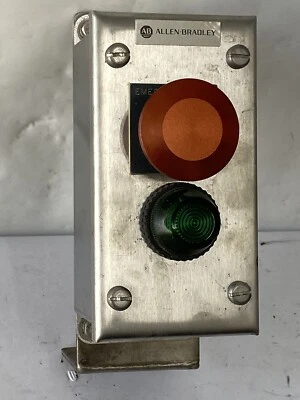 ALLEN BRADLEY 800R-2HZ4 STAINLESS STEEL PUSHBUTTON STATION SERIES C With Switch - Image 1 of 4