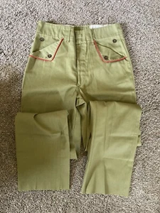 Vintage Boy Scouts Of America offizielle Uniform Hose Stil 650 27 Taille neu mit Etikett - Bild 1 von 6