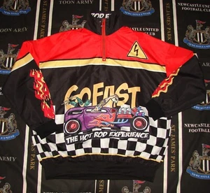Bang Go Fast The Hot Rod Experience Pullover Top Lightweight 1990s Windbreaker - Picture 1 of 10