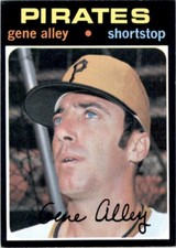 1971 TOPPS GENE ALLEY PITTSBURGH PIRATES #416