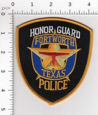 PARCHE BORDADO POLICÍA COLECCIONABLE GUARDIA HONOR FORTALEZA VALOR TEXAS ^^ Foto 1 de 3