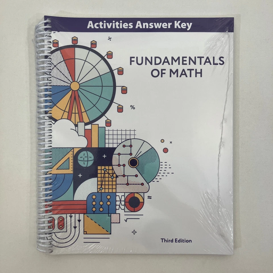 SEALED Fundamentals of Math Activities Answer Key BJU 3rd Ed SB Homeschooling - Image 1 of 4