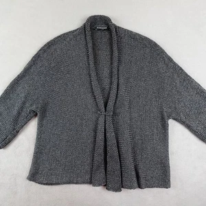 Eileen Fisher Sweater Womens Petite Medium Open Front Knit Cardigan Lightweight - Picture 1 of 21