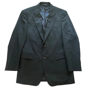 Jos. A. Bank 41L Schwarz 100% Wolle Zwei Knopf Blazer Anzug Jacke Herrenmode Klassisch - Bild 1 von 8
