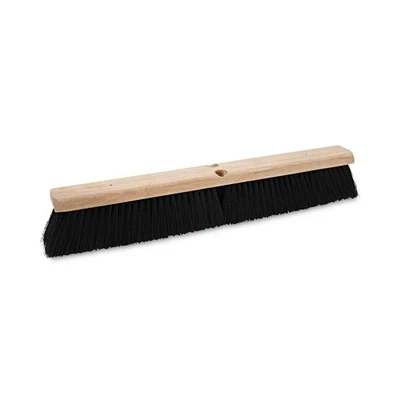 Boardwalk 20624 3" Black Polypropylene Bristles 24" Brush Floor Brush Head New - Image 1 of 4