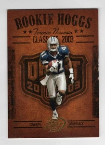2003 Playoff Hogg Heaven Rookie Hoggs #RCH-24 Terence Newman Dallas Cowboys EX - Picture 1 of 2