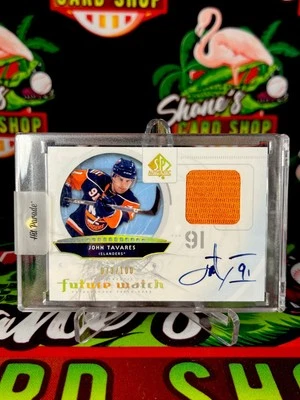2009-10 Upper Deck SP Authentic John Tavares Future Watch Patch Auto /100 Rpa - Image 1 of 2