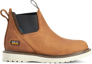ARIAT Women's Rebar Wedge Chelsea Waterproof Work Boot - Picture 1 of 10