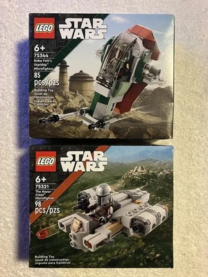 LEGO Star Wars 75321 The Razor Crest & 75344 Boba Fett's Starship Microfighter - Image 1 of 4