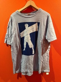 Sega Saturn Vintage T-Shirt Sushiro Anime Game Blue 90s Used