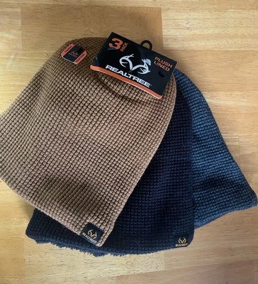 Paquete de 3 gorros forrados de felpa Realtree con aislamiento térmico Foto 1 de 3