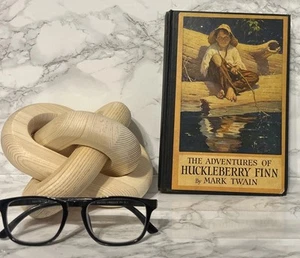1923 The Adventures of HUCKLEBERRY FINN by Mark Twain, Illustrated - Picture 1 of 21