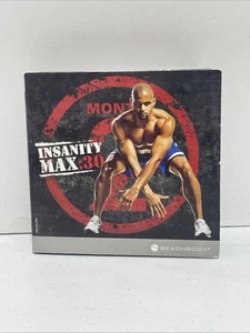 Insanity Max 30 Thirty Beachbody Workout DVD Shaun T Fitness 10 Disc Set - Bild 1 von 5