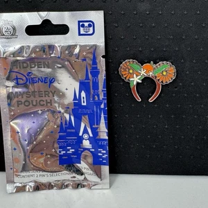 2025 WDW Hidden Mickey Pin ORANGE BIRD CHASER Ear Headband Pin Walt Disney World - Picture 1 of 6