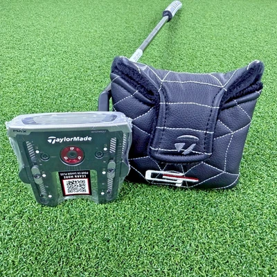 Рукоятка Taylormade Spider GT MAX черная для паттера правостороннего пистолета SS 1.0 с чехлом на головку НОВАЯ - Изображение 1 из 4