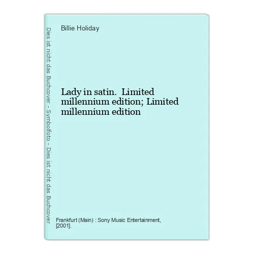Lady in satin. Limited millennium edition; Limited millennium edition Billie Hol - Bild 1 von 1
