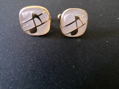 Gemelos notas musicales vintage - ¿tono dorado y lucite? - Anson Foto 1 de 4