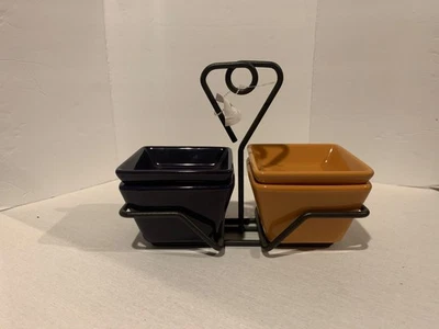 Pampered Chef Simple Additions Small Bowls Caddy w/4 bowls - Image 1 of 2