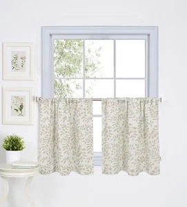 Hogar Moda Sereno Tejido Floral Hoja Jacquard Cocina/Cafetería/Baño Ventana... - Imagen 1 de 5