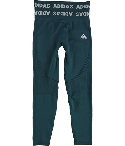 Adidas Pantaloni Sportivi Donna Aeroknit a Compressione Wildteal S