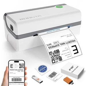 Impresora térmica de etiquetas Bluetooth para envío, impresora inalámbrica de etiquetas 4x6... - Imagen 1 de 8