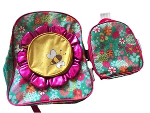 American Girl Wellie Wishers Sunflower 14" School Backpack with Lunch Tote Bag - Picture 1 of 9