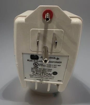 Transformador MG Electronics MGT1640, 16 voltios CA 40VA clase 2 - nuevo en caja Foto 1 de 4