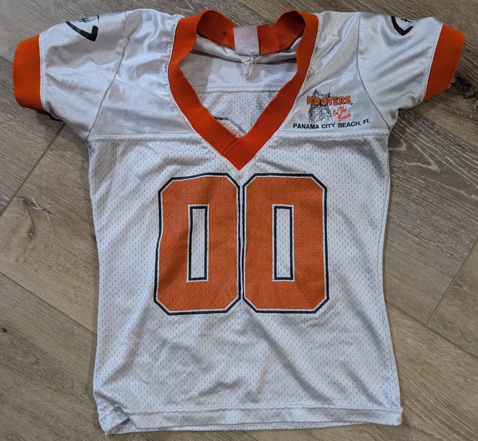 Camiseta deportiva de malla vintage Hooters Panama City Beach para mujer talla S Foto 1 de 4