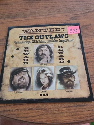 “Wanted!” The Outlaws Vinyl LP Waylon Jennings, Willie Nelson, Colter, Lot B75 - Image 1 of 4