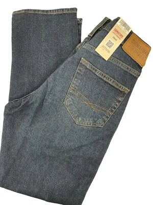 Signature by Levi Strauss & Co. Men's Athletic Fit Jeans DARK WASH Choose Size - Image 1 of 2