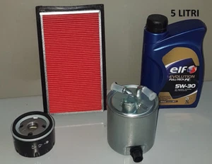 3 FILTER CUTTING KIT + LT.5 ELF 5W30 NISSAN QASHQAI 1.5 DCI 2007 > 2013 - Picture 1 of 2