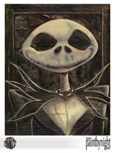 Jack Skelington 18"" X 24"" estampado La pesadilla antes de Navidad - Imagen 1 de 2