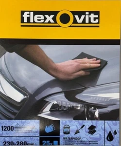 Flexovit by Norton Wet and dry sandpaper pack of 25 1200 grit - Picture 1 of 2