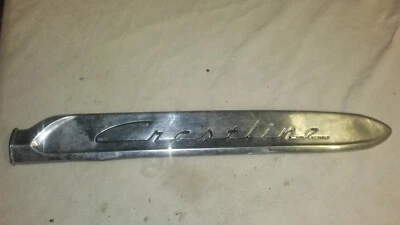 Original 1953 FORD CRESTLINE VICTORIA SUNLINER FENDER TRIM SPEAR RH - Imagem 1 de 4