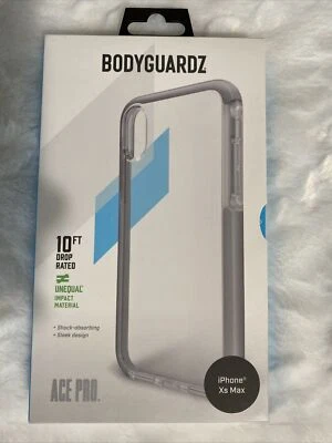 Capa Bodyguardz Ace Pro 10 pés classificação queda para Apple iPhone XS Max transparente - Imagem 1 de 3